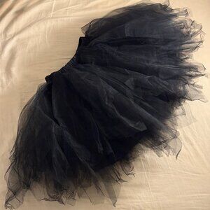 Unbranded Black Vintage 50's Style Tulle Tutu w/ Lining